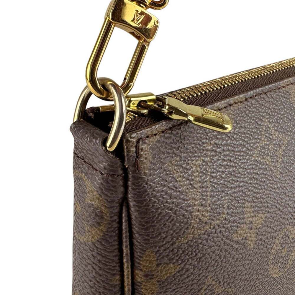 LOUIS VUITTON Brown Monogram Canvas Pochette Mini Bag - Picture 6 of 12
